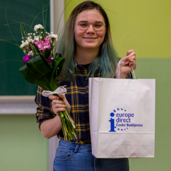 Ocenění za Juvenes Translatores naší studentce